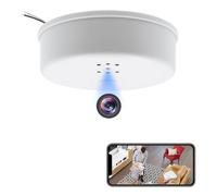 IKLOOCQ Smoke Detector Spy Camera WiFi Hidden Camera, HD1080P Mini Spy Camera Wireless Hidden Camera for Home, Secret Camera Spy Nanny Cam with Motion Detection, Night Vision, Loop Record