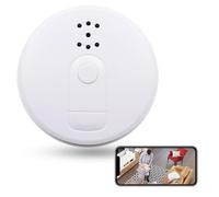 IKLOOCQ WiFi Spy Camera Smoke Detector Hidden Camera for Home, Wireless Secret Spy Nanny Cam Hidden Camera with Motion Detection and Night Vision