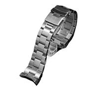 IKNJOIGWO Compatible With Casio MDV-106/107 /106D MTP-VD01 Watch Band | Stainless Steel Metal Men Strap Wristband 22mm Arc Mouth Watch Band