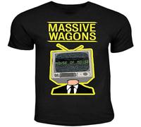IKOKO Massive Wagons House of Noise Unisex 100% Cotton Short-Sleeve T-Shirts Black XXL