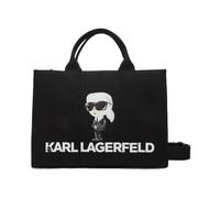 Ikon Aquarelle Canvas Tote - female - Karl Lagerfeld - Shopping Bags - Black - ONE SIZE - Bags ONE SIZE