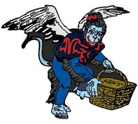 Ikon Collectables Wizard of Oz - Flying Monkey Enamel Pin