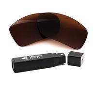 IKON LENSES Polarized Replacement Lenses For Maui Jim Peahi MJ202 Sunglasses, Brown/Bronze, Peahi MJ-202