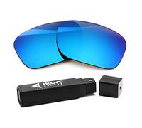 IKON Polarized Replacement Lenses for Oakley Mainlink XL (61MM) Sunglasses - Ice Blue Mirror