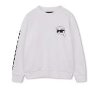 Ikon Sweatshirt - unisex - Karl Lagerfeld - Kids Sweatshirts - White - 2 Y - Kids 2 Y