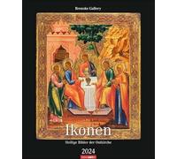 Ikonen Kalender 2024. Heilige Bilder der Ostkirche. Hochwertiger Wandkalender mit Meisterwerken der griechischen und russischen Ikonenmalerei. Großer ... cm Hochformat: Heilige Bilder der Ostkirche