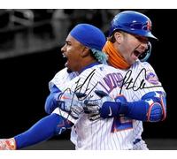 Ikonic Fotohaus Pete Alonso Francisco Lindor Signed Photo Autograph Print Wall Art Home Decor