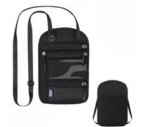 IKOPFLN 1 x Crossbody Shoulder Bag, Chest Bag Men, Protection, Waterproof Shoulder Bag, Maximum Security for Smartphone and Travel Documents