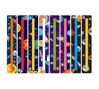 IKOPFLN 8 Pieces Bookmarks for Kids Gifts End Party Dyslexia Overlay and Rulers Dyslexia Rulers Rulers Reading Guide Rulers Colorful Reading Rulers Guided Reading Ruler(D)