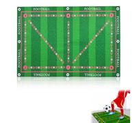 IKOPFLN Football Training Mat Non-Slip 60 x 90 cm, Shock-Absorbing Ball Control Mat, Football Step Training Mat, L-shaped Push-Pull Exercise Mat, Improves Ball Control and Agility