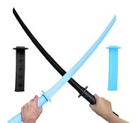 IKOPFLN Pack of 2 Katana Swords, 3D Printed Telescopic Sword, Katana, Samurai Sword, Katana, Funny Retractable Samurai Toy Made of Plastic, Theme Party, Carnival, a, A