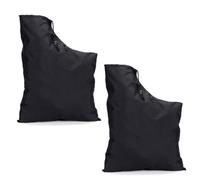 IKOPFLN Pack of 2 leaf vacuum collection bags, collecting bag, leaf vacuum cleaner, universal bag for leaves, leaf vacuum bag universal, leaf blower bag, universal, black, a, A