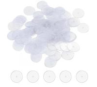 IKOPFLN Pack of 30 Clear Piercing Discs Silicone Healing Discs Silicone Piercing Disc Pads for Support and Comfort During the Healing Process