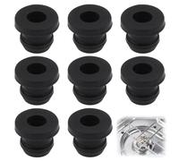 IKOPFLN Pack of 8 Heat-Resistant Pack Rubber Grommet Guides, Caravan Accessories, Rubber Feet Rust Rubber Feet, Protective Rubber Grommet Guides for Motorhome Cookers, Compatible with Dometic
