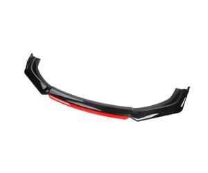 IKQOZPGN Car Front Bumper Splitter for Opel Astra J 2009-2015, Auto Front Spoiler Diffuser Modification Front Shovel Decoration Lip Chin Bumpe Protection,A-Red