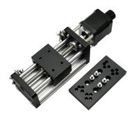 IKRANBIRD CNC Z-axis Aluminum Alloy Sliding Table with Stepping Motor and Limit Switch, T8 Stainless Steel Screw, Lead 4MM, Copper Anti-Backlash Nut, Upgrade Your Carving Machine