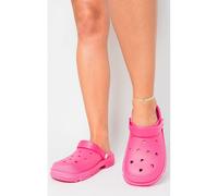Ikrush Annie Closed Toe Sling Back Clog Sandals In Fuchsia Fuchsia