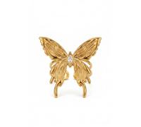 IKRUSH ARIIRA Gold-Tone Butterfly Statement Ring for Women, Adjustable Open Cuff Design in Stainless Steel, Large Animal Themed Fashion Jewellery