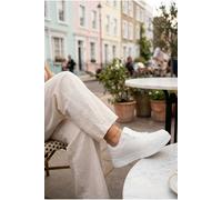 Ikrush Cordelia Two Tone Panel Chunky Trainers In White White