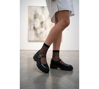 Ikrush Genevieve Chunky Sole Mary Jane Shoes In Black Black