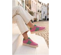 Ikrush Genevieve Suede Effect Two Tone Trainers In Pink Pink