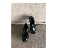 Ikrush Izzah Chain Detail Casual Slip On Shoes In Black Black