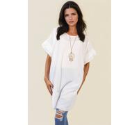 Ikrush Lucille Ruffled Sleeve Mini Dress In White White