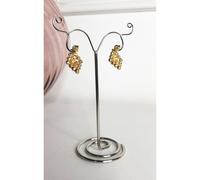 Ikrush Nina Embellished Earrings In Gold Gold