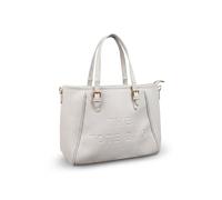 Ikrush Pearl Pebbled Leather Look Text Bag In Grey Grey