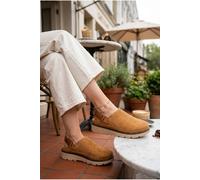 Ikrush Tara Womens Suede Convertible Slingback Clogs In Camel Camel