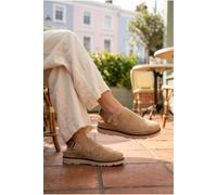 Ikrush Tara Womens Suede Convertible Slingback Clogs In Khaki Khaki