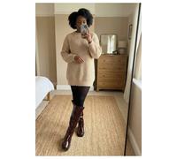 Ikrush Verira Patent Knee High Block Heel Boots In Wine Wine