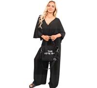 iKrush Women's Woven Wide Leg Jumpsuit, Avocado V Neck Short Sleeve Tie Back Casual One Piece