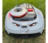 IKSAMY Eye Sticker for Robotic Lawnmower, Robotic Lawnmower, Self-Adhesive Weatherproof, Robotic Lawnmower Decoration, Robot Mower Tuning, Sticker for Robotic Lawnmower, Gardena, Navimow, Luba 2, Worx