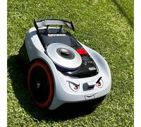 IKSAMY Robotic Lawn Mower Decoration, Worx Customisation - Stickers for Robotic Lawn Mower | Robotic Lawn Mower Spoiler | Tail Fin for Worx M+, Navimow, Ecovacs, Gardena, etc. Robot Lawn Accessories