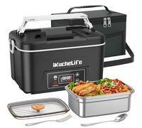 iKuchelife Cordless Heated Electric Lunch Box, 24000mAh, 1.2L Lunchbox