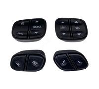 IKUESM 4 Pcs Compatible With Hummer H2 Rainier Tahoe Compatible With GMC Yukon 2003-2006 Steering Wheel Radio Volume Control Switch Car Accessories