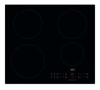 AEG 3000 Series Induction Hob, IKX64301CB, 4 Cooking Zones, 60cm, Hob2Hood Function, Built-In Hob Timer, Key-lock, Booster, Automatic Heating-Up, LED Indicators, Black