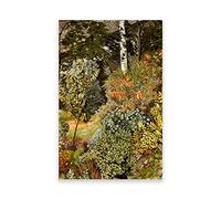 IKYE Modern Famous Painting. Sir Stanley Spencer Garden Scene Reproduction Posters and Prints. Famous Pictures on Canvas Wall Art Decor Pictures 30x51cm(11.8x20.1in) Frameless
