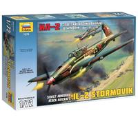 Il-2 Stormovik Soviet Armored Attack Aircraft 1:72 Plastic Model Kit ZVEZDA