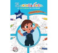 Il Colorastorie BOY - Il tuo album da colorare con filastrocche: Album da Colorare Personalizzabile! Ogni pagina è un viaggio in mondi fantastici, con ... in bianco e nero pronte per essere colorate