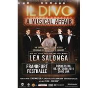 Il Divo - A Musical Affair 2014 - Concert Poster Plakat