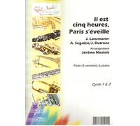 IL EST 5 HEURES, PARIS S'EVEILLE --- FLUTE ET PIANO