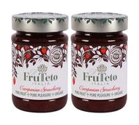 il Frutteto Italia 100% Campanian Strawberry Organic Fruit Spread. Pack of 2 jars. 2x215g.