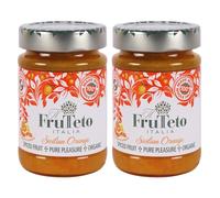 il Frutteto Italia Sicilian Orange with Ginger Organic Fruit Spread. Pack of 2 jars. 2x215g.