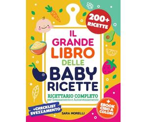 IL GRANDE LIBRO DELLE BABY RICETTE: Ricettario Completo Per Svezzamento e Autosvezzamento - 200+ Ricette Nutrienti e Veloci per Ogni Fase Della ... e Crescita per Genitori Consapevoli)