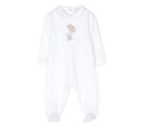 Il Gufo bear-patch pyjamas - White 3