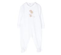 Il Gufo bear-patch pyjamas - White 3