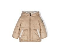 Il Gufo contrasting-trim padded jacket - Brown 6-12