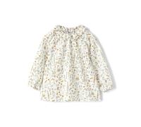 Il Gufo florals and animals print blouse - White 12-18-36